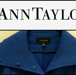 ANN TAYLOR | Electric Blue XS Jacket Coat